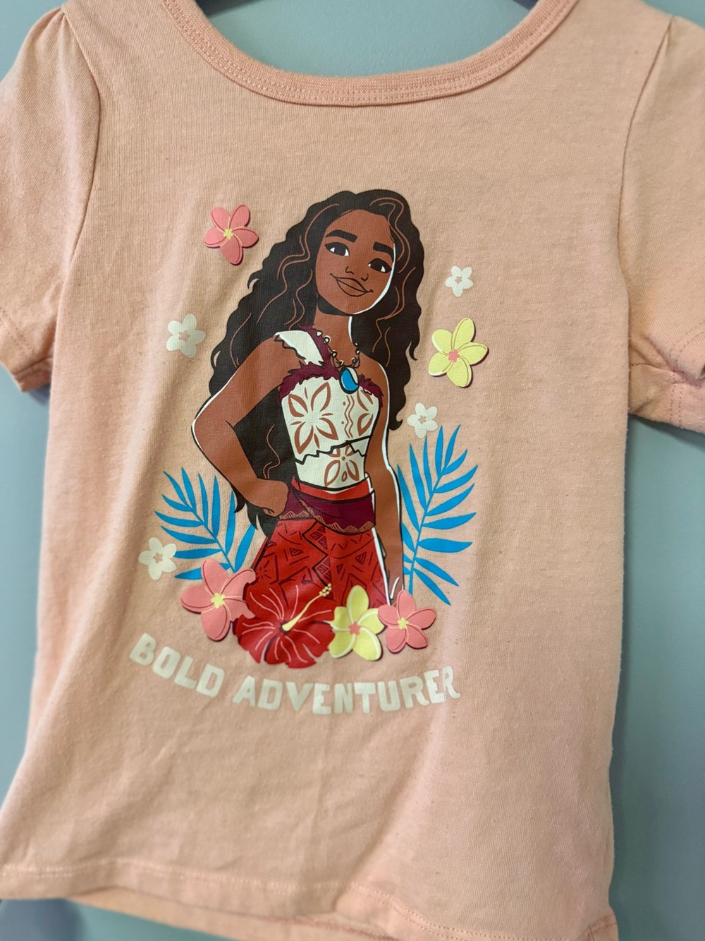 Joe Fresh Peach Toddler Tee with Disney Logo